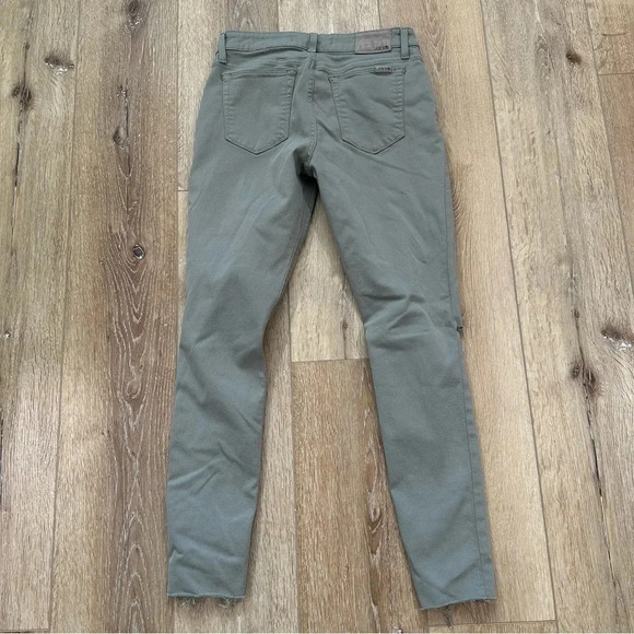 Joe's Women's Flawless The Icon Mid Rise Skinny Ankle Green Pants Size W28 GUC - Picture 10 of 10